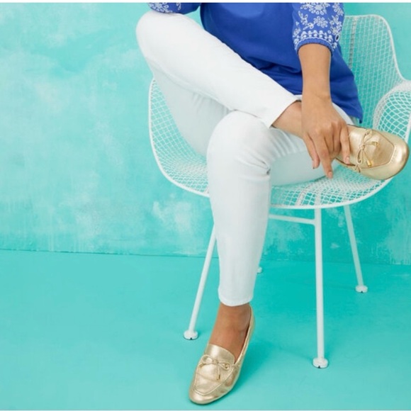 Talbots Jessie Soft Pink Driving Loafers Women’s 8 Pebbled Leather Moccasins - Picture 11 of 11